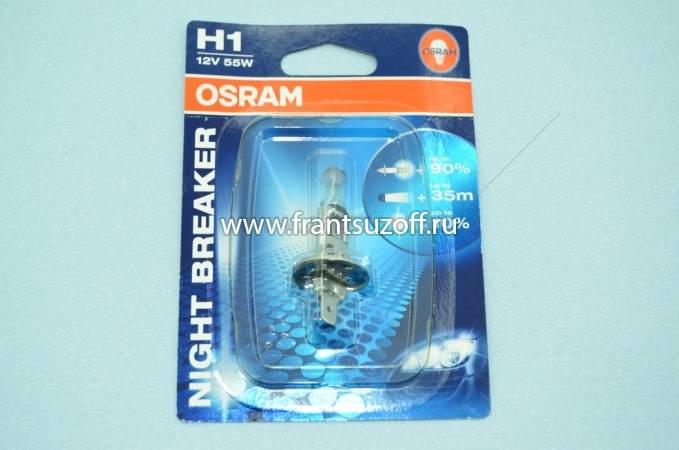 OSRAM H11 NIGHT BREAKER 12V 55W  +90%  лампа галогенная