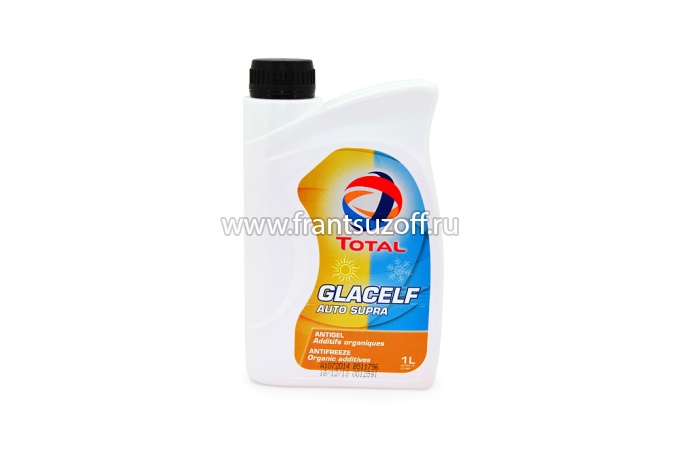TOTAL AUTO SUPRA GLACELF ( 1 литр ) антифриз красный концентрат