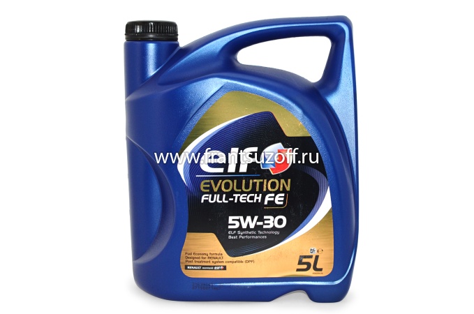 ELF 5W-30 Full-Tech FE 5л масло моторное (для дизелей с сажевым фильтром)