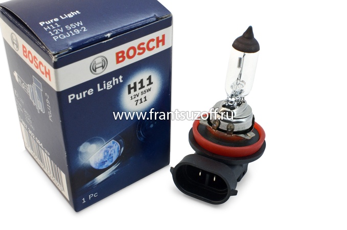 BOSCH H11 12V 55W Лампа галогеновая