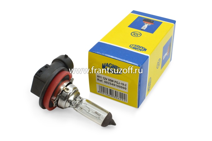 MAGNETI MARELLI H11 лампа галогеновая 1шт  002549100000 ()